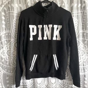 Victoria Secret Pink Black Sweater (Size XS)